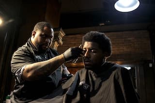 Haitian barber